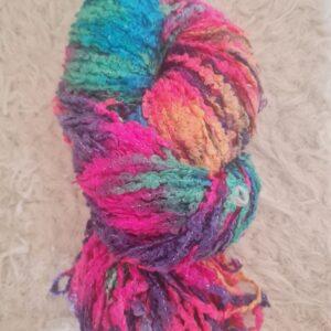 Lana bouclé matizada