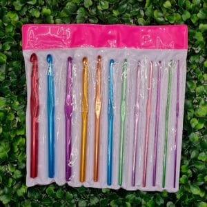 aguja crochet aluminio