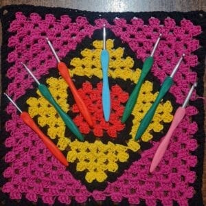 aguja mango plástico